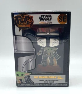 Funko Pop! Pin Star Wars The Mandalorian con Pin Esmalte Grogu SE Disney Nuevo - Imagen 1 de 5