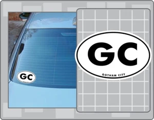 GOTHAM CITY EURO Vinyl Decal Car Truck Window - Foto 1 di 1