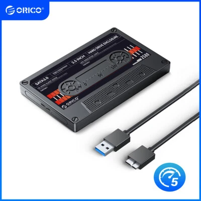 ORICO 2.5"HDD Case USB3.0 External Hard Drive Enclosure UASP Trim for PC - Image 1 of 4