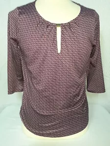 Always Indigo Damen M Bluse Geometrisches Muster - Bild 1 von 12