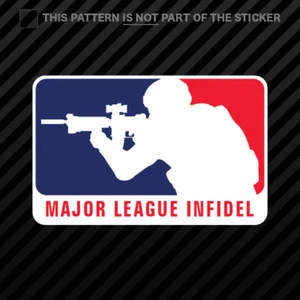Major League Infidel Sticker Self Adhesive Vinyl MLI - Foto 1 di 1