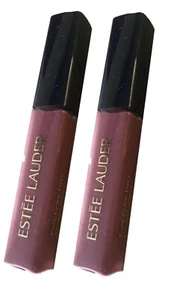Estee Lauder Pure Color Gloss labio besable 100 Brazen Shine viaje .16oz conjunto x 2 - Imagen 1 de 1