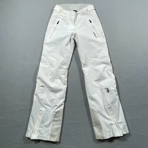 Kjus Formula Ski Pants Women 36 Small White Mid Rise Thermo Core Dermizax - Picture 1 of 19