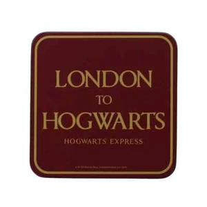 Harry Potter Hogwarts Express Coaster Cork Backed For drinks etc 10x10cm - Picture 1 of 4