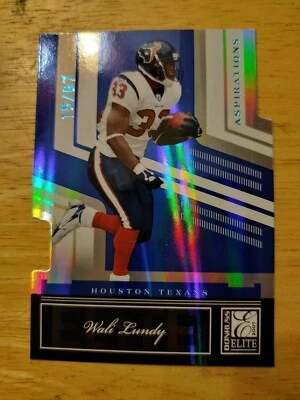 2007 Donruss elite aspirations Wali Lundy, card #41, #15/67 - Image 1 of 2
