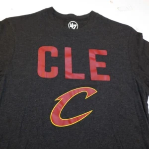 NEW '47 BRAND FORTY SEVEN CLE CLEVELAND CAVALIERS NBA BASKETBALL T SHIRT Mens S - Picture 1 of 3