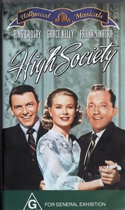 High Society Bing Crosy Grace kelly Pre-owned Pre-owned VHS Video Cassette Tape - Picture 1 of 1