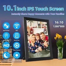 FRAMEO Wifi Digital Picture Frame 10.1 Inch Digital Photo Frame LCD Touch Screen
