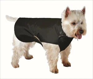 RAINCOAT DOG COAT / JACKET with CHEST PROTECTOR & WARM LINING - MADE IN THE UK - Picture 1 of 13