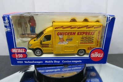 SIKU 1/50 SCALE #1933 CHICKEN EXPRESS MOBILE SHOP FOOD TRUCK W/FIGURES UNUSED! - Image 1 of 4
