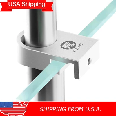 Mini Aquarium Fixing Clamp, Aluminum Alloy Pipe Holder for Rimless Aquariums - Image 1 of 4