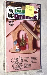 Kit de flechas 3100 divertido para hacer estatuilla adorno de Navidad vintage 1977 BOHO NOS - Imagen 1 de 7