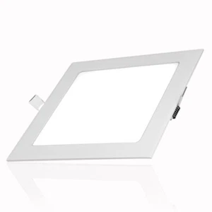 Accesorio de luz de panel LED SMD ultrafino tablero de techo cuadrado lámpara tienda de montaje al ras - Imagen 1 de 20