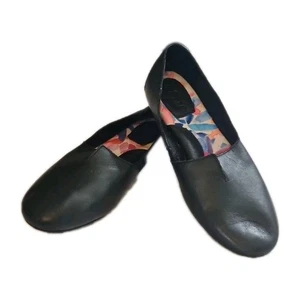 Born Shoes Womens Size 8.5 Black Leather Slip On Comfort Flats Loafers D74603 - Picture 1 of 8