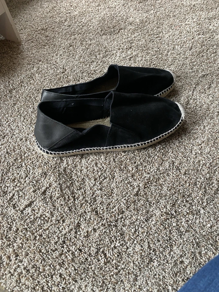 Zapatos Todd Snyder Nomad Alpargata Negros Talla 13.  Nuevo sin caja Foto 1 de 4