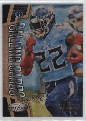 2023 Certified Calling Cards Mirror Bronze /249 Derrick Henry #CALL-1 - Image 1 of 2