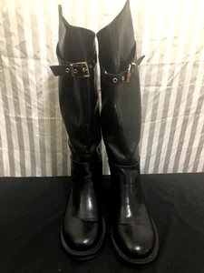 Torgeis New York Antonella schwarze Stiefel mit Schnalle Größe 7 - Bild 1 von 8