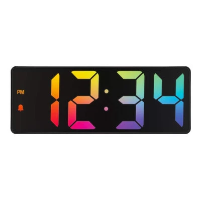 Equity by La Crosse Digital Alarm Clock 2" Gradient Indoor Temperature Modern - Image 1 of 4