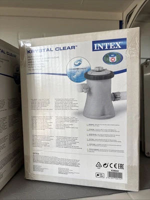 Pompa Filtro Piscina Intex Krystal Clear- Grigia (28602) - Immagine 1 di 3