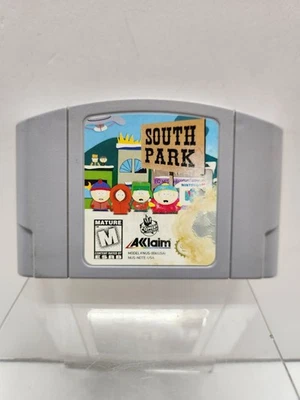 South Park Nintendo 64 (N64) Authentic Cartridge Only Tested 1998 Damaged Label  - Image 1 of 3