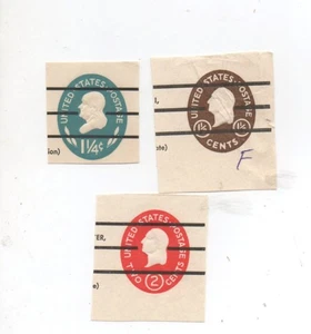 United States used cut square U533 U535 U541 precancel - Picture 1 of 1