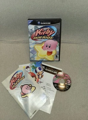 Kirby Air Ride (Nintendo GameCube, 2003) CIB Tested Black Label Early Print - Image 1 of 4