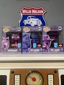 Funko Pop! Vinyl Art Series Batman 1989 Batman Returns Catwoman Penguin Joker - Picture 1 of 6