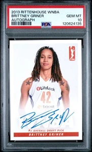 2013 Rittenhouse WNBA Brittney Griner Rookie Autograph PSA 10 - Picture 1 of 1