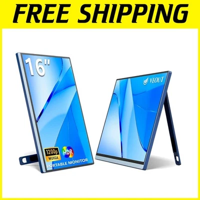 Portable Monitor 16" 1200P FHD Dual USB-C/HDMI - Image 1 of 4