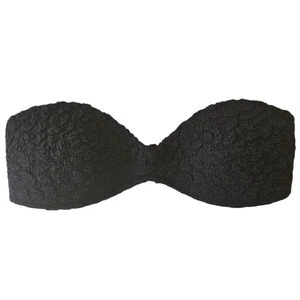 Costume da bagno top bikini testurizzato fascia mango nero donna medio - Foto 1 di 8