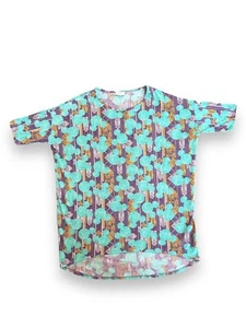 Lularoe Disney Irma Shirt Mickey Mouse Kurzarm Gr. M Rarität Polynesian Style - Bild 1 von 9