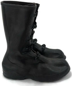 Lacrosse Big Chief Black Rubber Silver Clip Loop Lock Mens Wader Boots Size XL - Picture 1 of 11