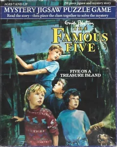 ENID BLYTON, FAMOUS FIVE, 250-PIECE JIGSAW PUZZLE, 1991, PLUS BONUS PB BOOK - Picture 1 of 9