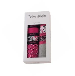 Calvin Klein Girls Graphic Bikini Panty Size Small Cotton Blend Logo Waistband - Picture 1 of 7