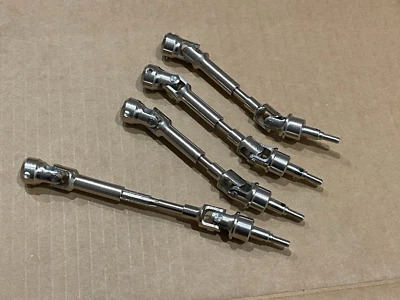 4pcs Hard Steel  Front & Rear CVD Driveshaft Arrma Big Rock 3S BLX 4x4 Sil - Image 1 of 4