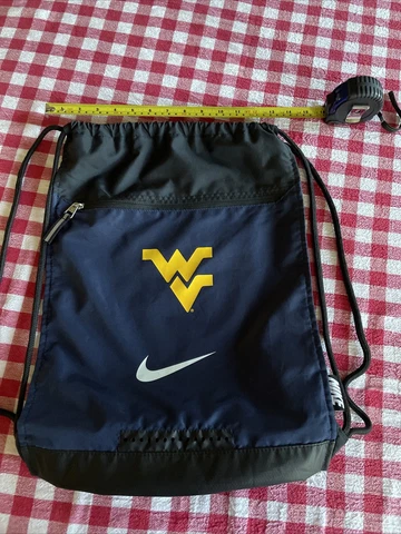 Nike West Virginia Mountaineers Drawstring Bag Backpack Sportpack 18"X14" Cover