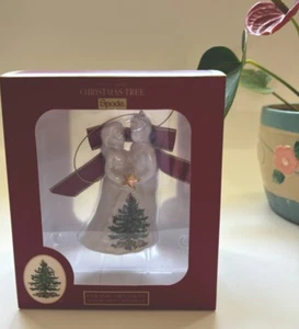 Spode Christbaumschmuck Braut & Bräutigam Neu mit Karton - Bild 1 von 3