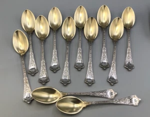 Persian by Tiffany & Co. Sterling Silver group of 12 Ice Cream Spoons 6.25" - Picture 1 of 8