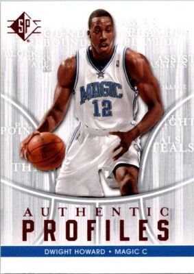 2008-09 SP Authentic #AP-22 Dwight Howard Profiles - Image 1 of 2