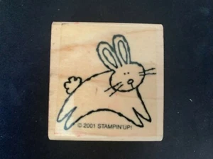 Stampin' Up Rubber Stamp Rabbit 1.5 inches Rabbit, Design, Animals - Picture 1 of 3