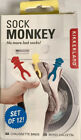 Kikkerland Sock Monkey - Set of 12 - No More Lost Socks in the Washer/Dryer￼!