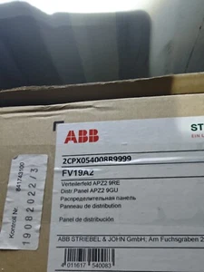 ABB Striebel & John 2CPX054008R9999 FV19A2 m.APZ 9RE Verteilerfeld - Bild 1 von 1