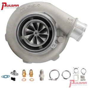 Pulsar PSR3076 GEN2 Billet Rodamiento de Bolas Turbo Acero Inoxidable 0.82A/R+T4 Adaptador - Imagen 1 de 13
