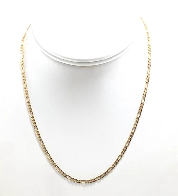 Collar de cadena de oro de 18 quilates, 16" de largo Foto 1 de 4