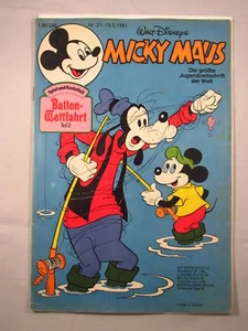 Micky Maus Nr.21 - Comic Magazin 1981- ohne Beilage, mit Schnipp - Walt Disney - Bild 1 von 4