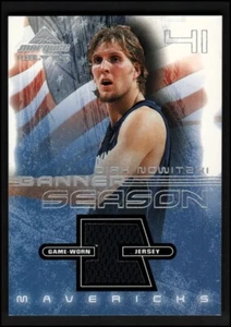 Memorabilia de la temporada 2001-02 Fleer Marquee Banner #DN Dirk Nowitzki - casi nuevo-como nuevo - Imagen 1 de 1