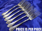 LUNT MODERN VICTORIAN STERLING SILVER DINNER FORK - GOOD CONDITION T