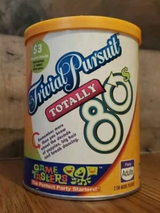 Trivial Pursuit Totally 80’s Game Tasters Portátil Fiesta Parker Brothers Sellado - Imagen 1 de 8