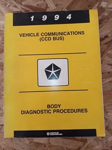 Chrysler Vehicle Communications 1994 CCD BUS manual de reparación de taller de servicio de fábrica - Imagen 1 de 1