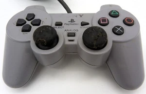 Controlador analógico gris original OEM Sony PlayStation 1 PS1 SCPH-1200 - Imagen 1 de 5